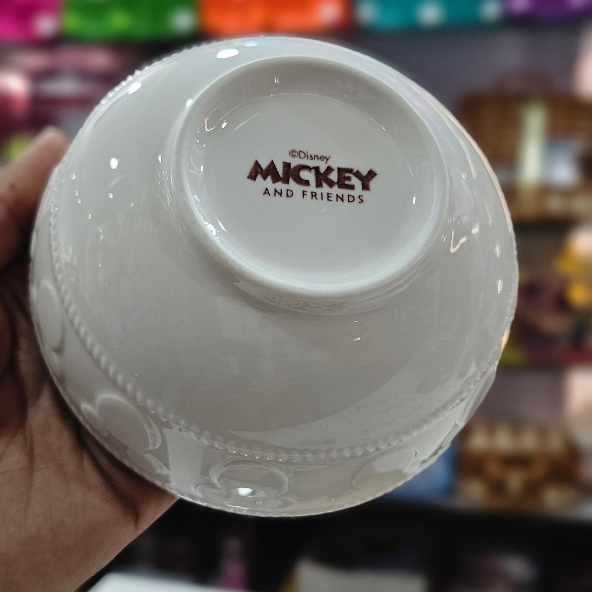 Disney Mickey & Minnie Ceramic Bowl Set – Premium Underglaze Finish
