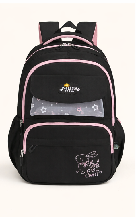 PeiLiJIA Premium Kids School Backpack 18 Inch | Large Capacity Aesthetic Bag with Multi Pockets (4 Colours)