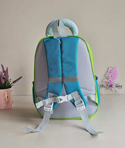 Cooool Preschool Backpack | 4 Pockets | Padded Back Support | Soft Plush Handle | Kids Backpack.
