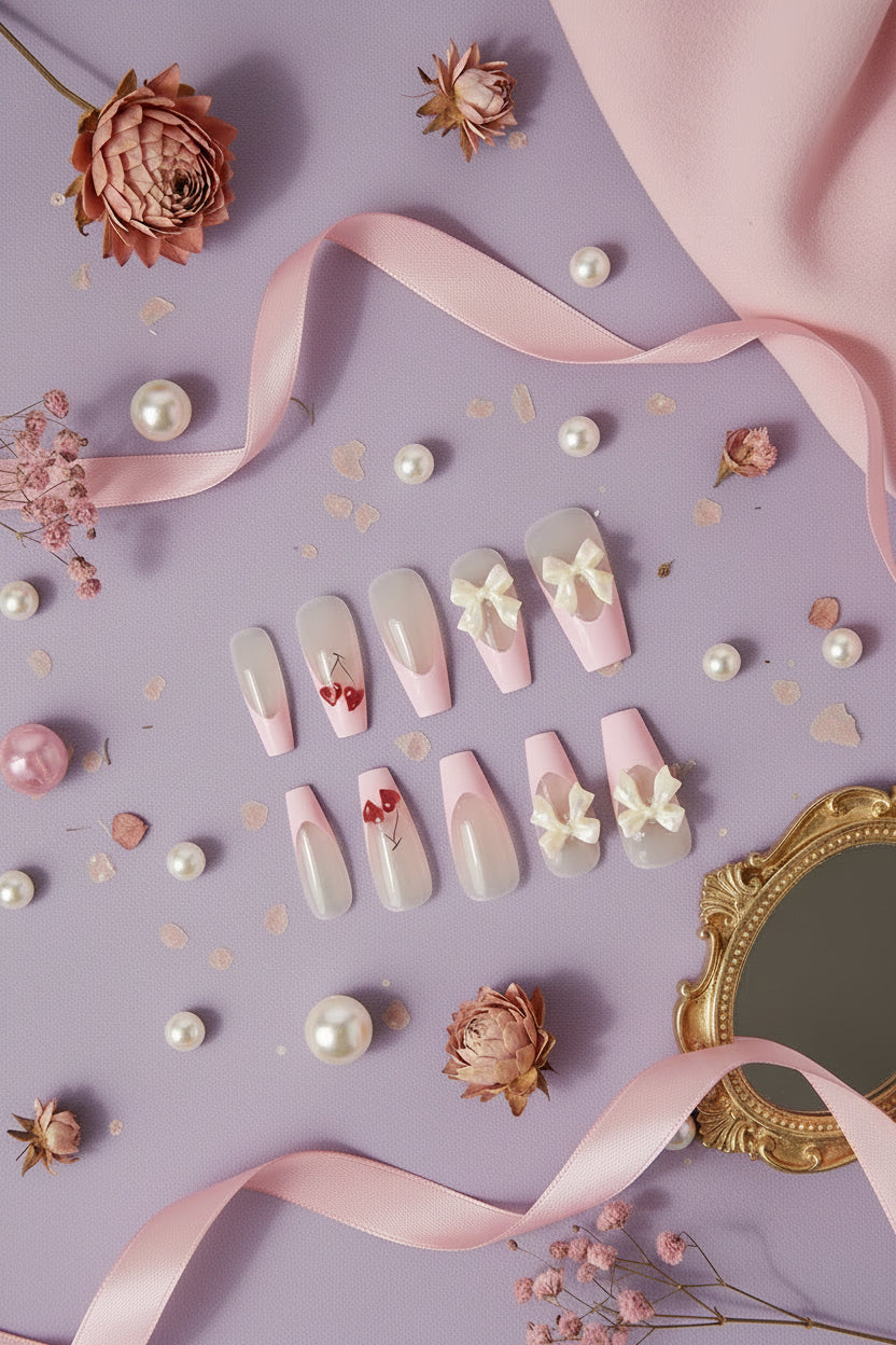 Pinteresty Inspired Press On Nails.