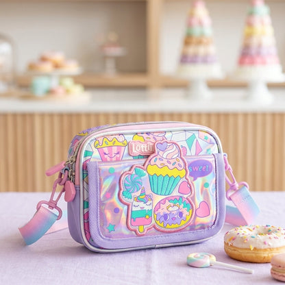 VEST Kids Holographic Sling Bag | Cute 3D Cartoon Crossbody Bag for Boys & Girls