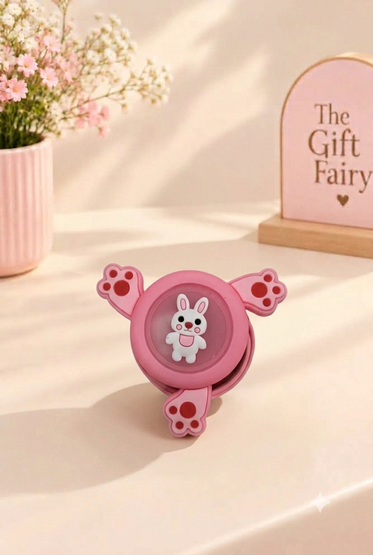 Cartoon LED Spinning Slap Band – Mosquito Repellent Wristband for Kids