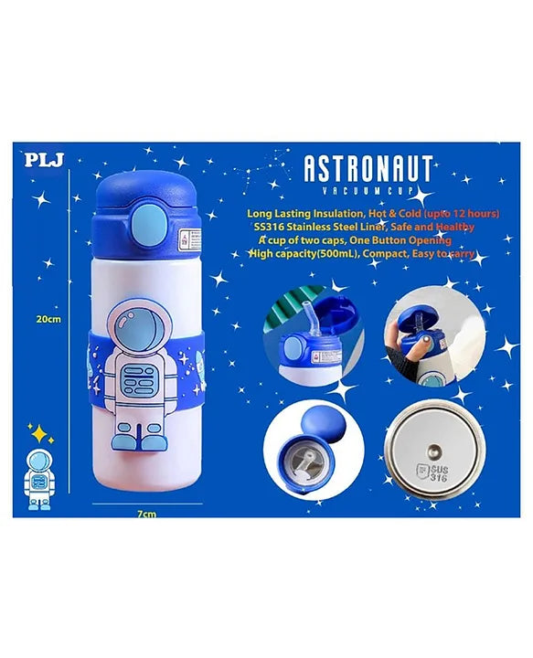 Astronaut Double Wall Stainless Steel Bottle | Insulated Water Bottle For Kids| 500ml.