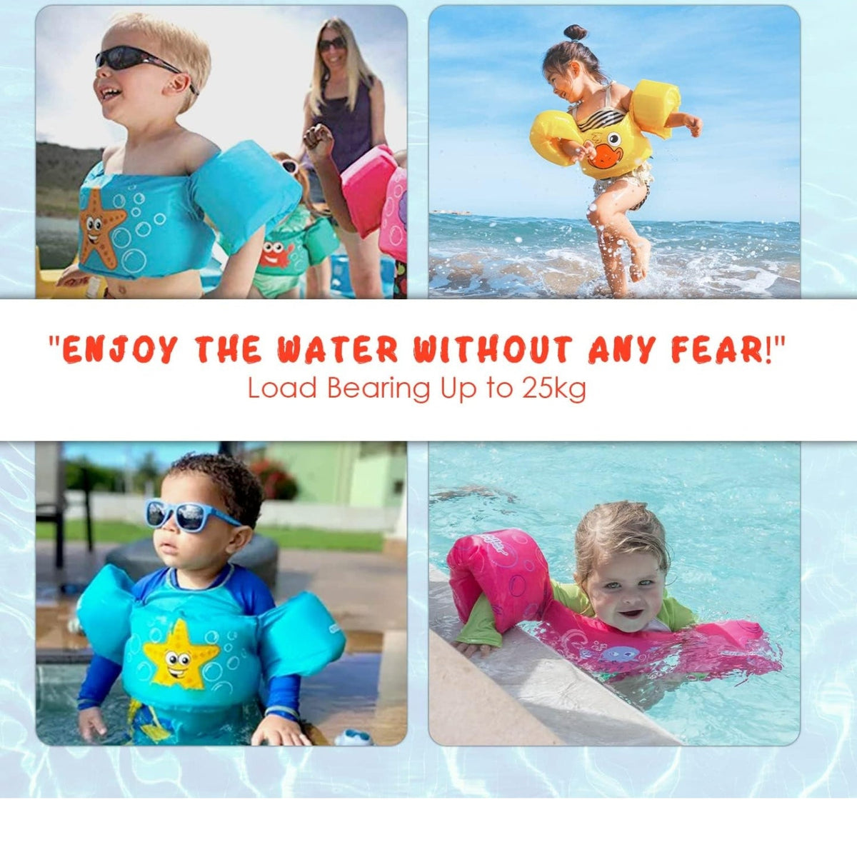 Kids Swimming Float Vest – Cute Unicorn Printed Swim Vest