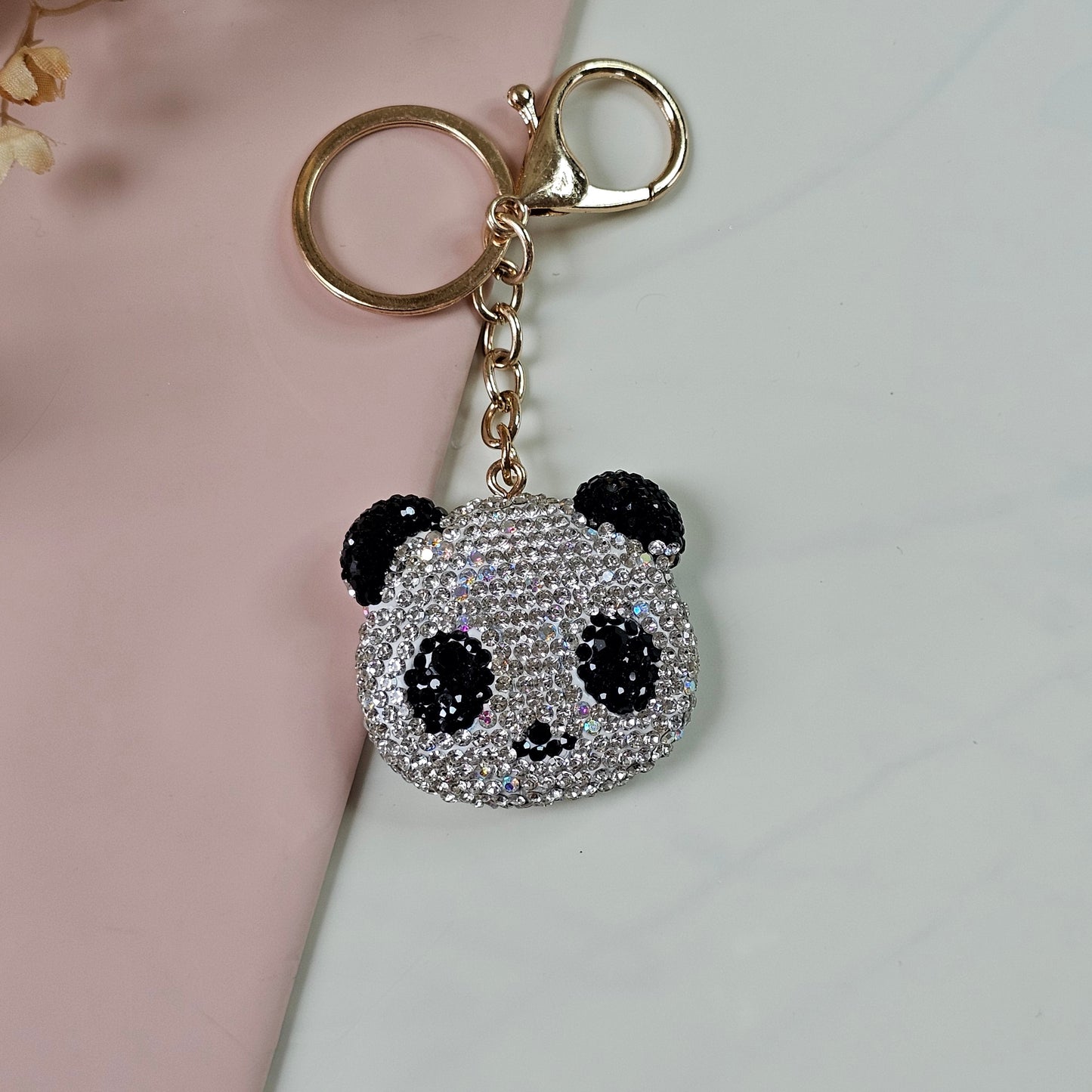 Chic Pinteresty Rhinestone Keychain & Bag Charm | Aesthetic Bag Accessory.