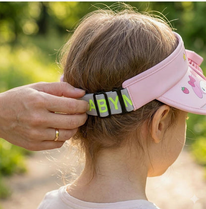 Kids & Women's Cooling Fan Sun Visor Hat – USB Rechargeable UV Protection