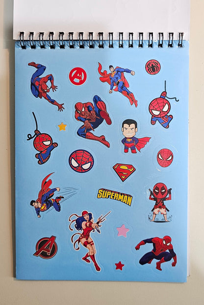 Marvel Comics Super Heroes | Sticker Book | 180+ Stickers
