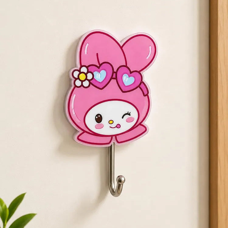 Cute Cartoon Wall Hook – Decorative Character Wall Hanger