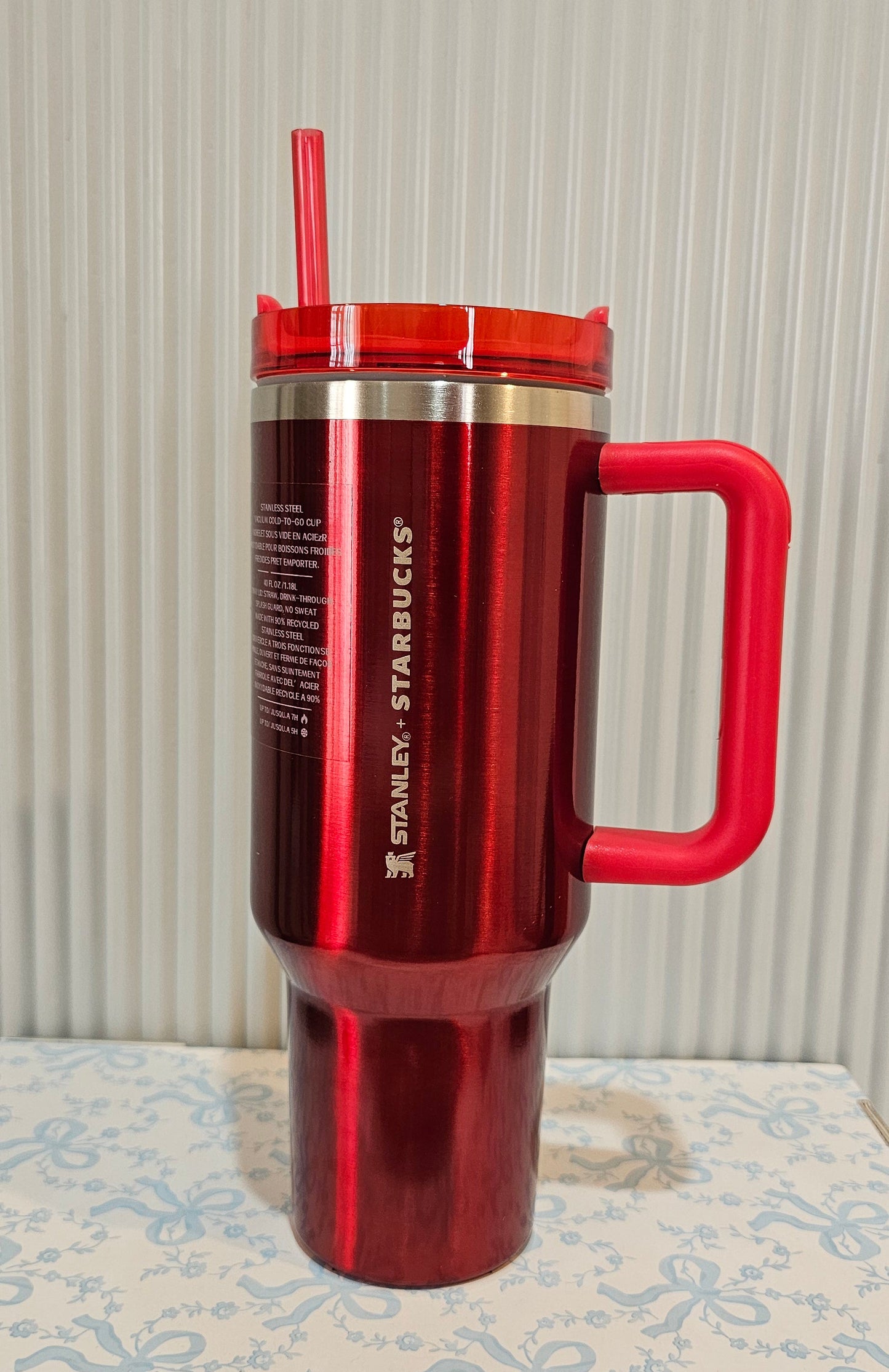 Starbucks x Stanley Limited Edition FlowState™ Tumbler – Rose Red | 40oz (1.88L)