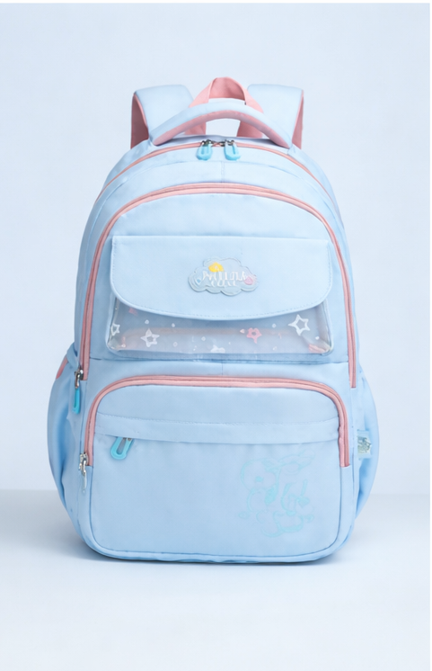 PeiLiJIA Premium Kids School Backpack 18 Inch | Large Capacity Aesthetic Bag with Multi Pockets (4 Colours)