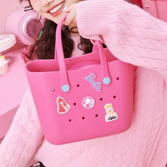 Barbie Charm Tote Bag - Miniso
