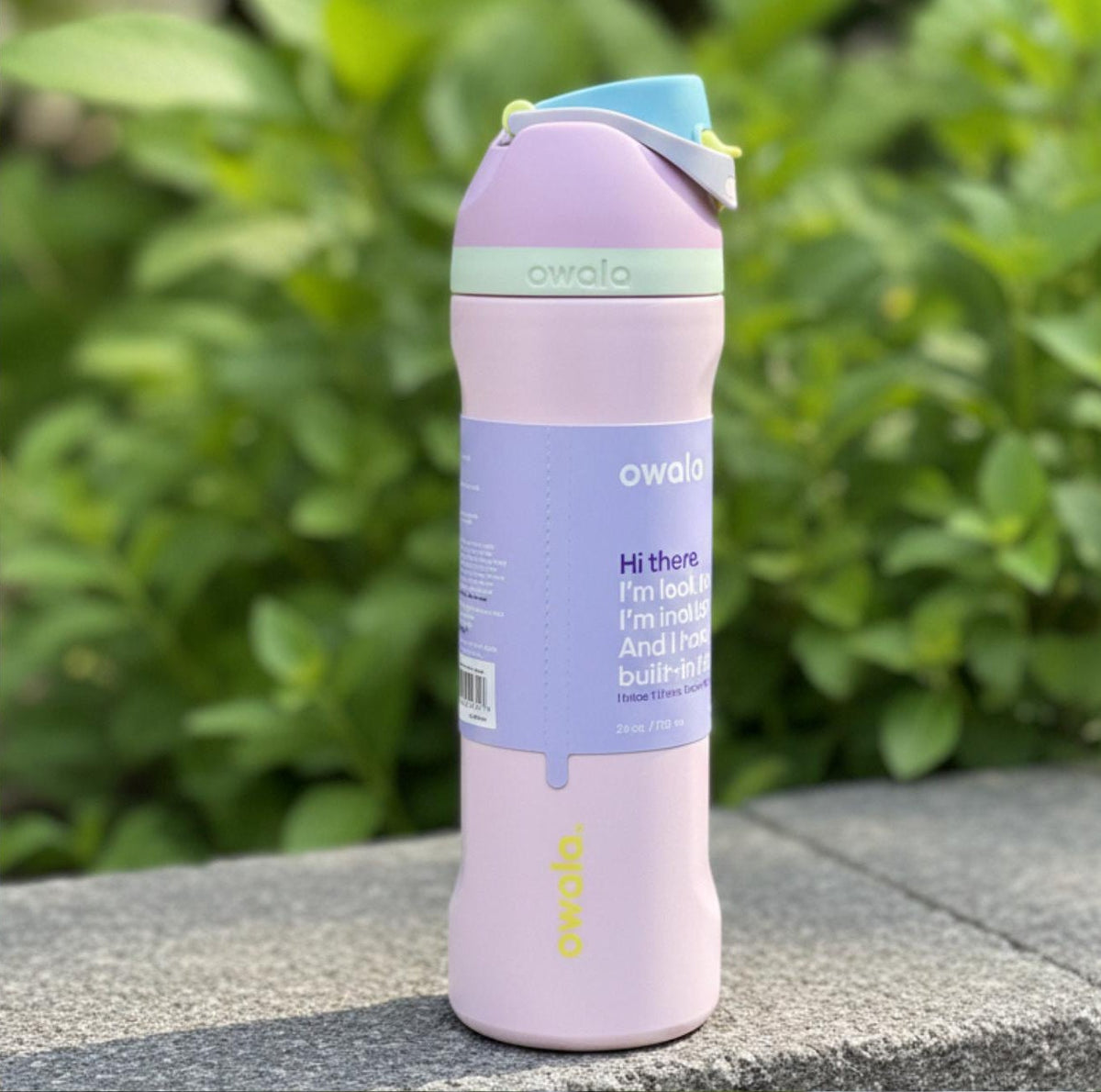 Owala 710ml Powder Pink Spout & Sip Bottle.