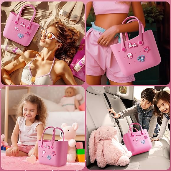 Barbie Charm Tote Bag - Miniso