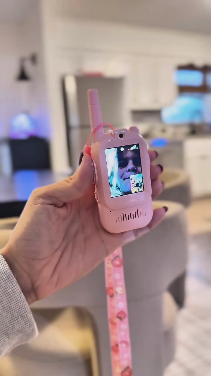 Video Walkie Talkies 2.0 | 2” Screen, Share Pic, Micro Chat, Click Pics.
