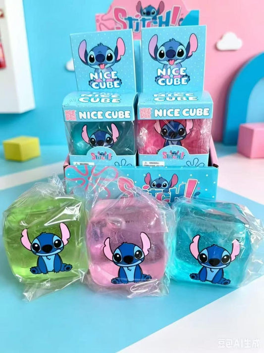 Lilo & Stitch NeeDoh Nice Cube Squishy Toy – 1 Pc | Disney Fidget Toy