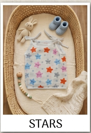 Newborn Pure Muslin Cotton Tie-Shoulder Singlets – 10" x 8.5" Essential Basics.