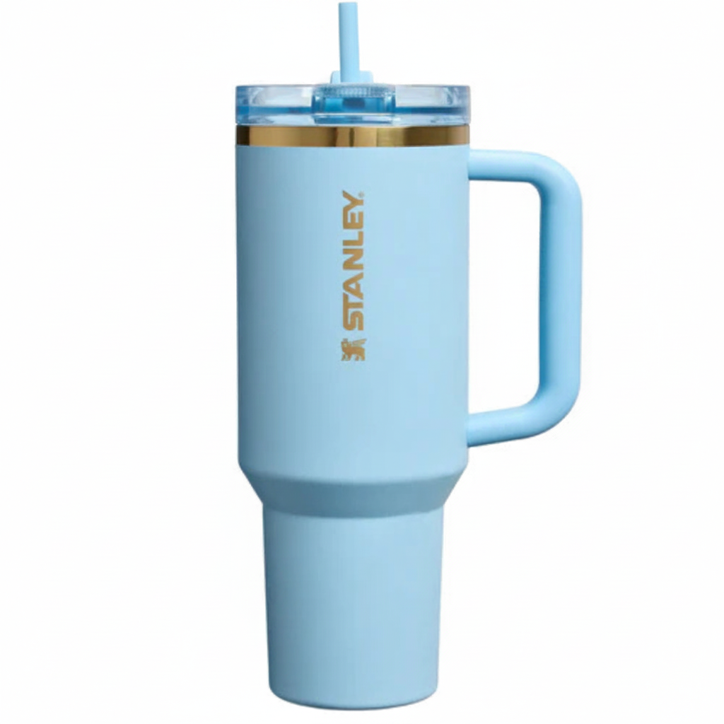 The Messi x Stanley Quencher ProTour Flip Straw Tumbler | Blue | 40oz (1.18L)
