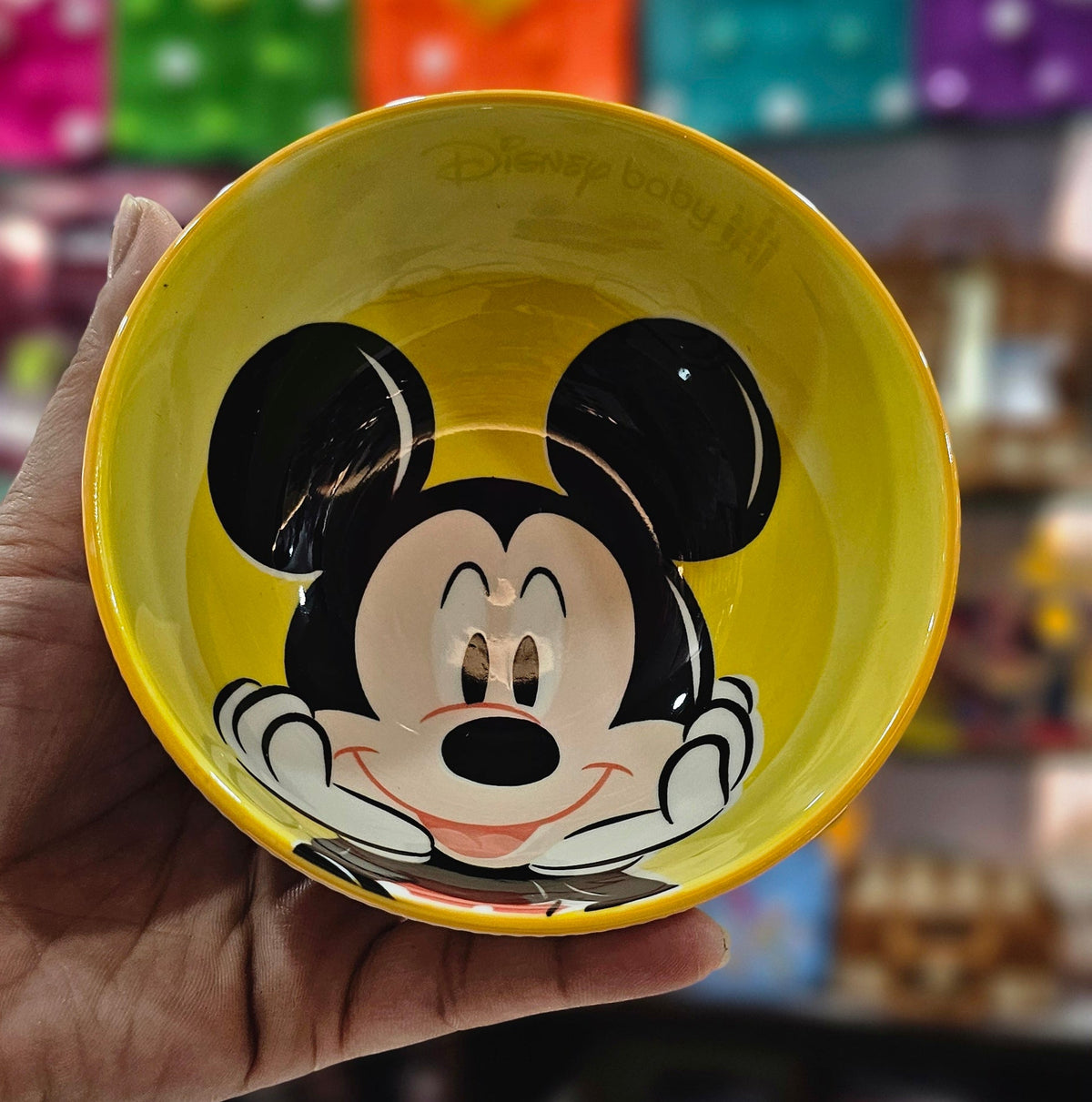 Disney Mickey & Minnie Ceramic Bowl Set – Premium Underglaze Finish