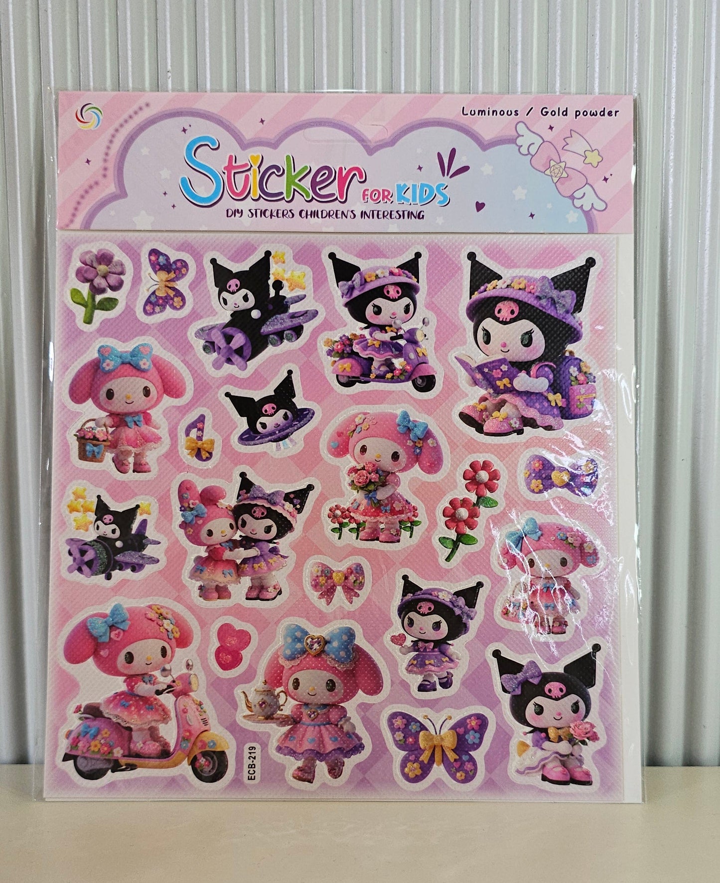 Sanrio Character DIY Sticker Sheet | Cute Aesthetic Stickers for Kids & Teens