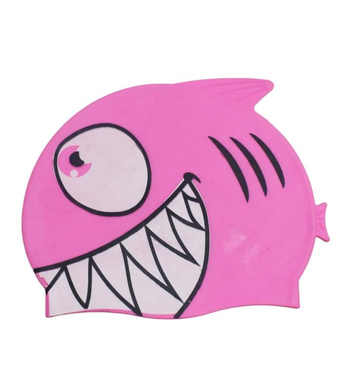 Silicone Shark Swimming Cap. [4-12 Years]