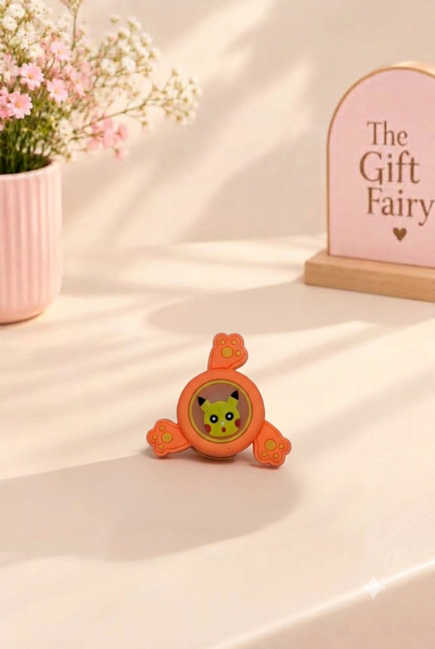 Cartoon LED Spinning Slap Band – Mosquito Repellent Wristband for Kids