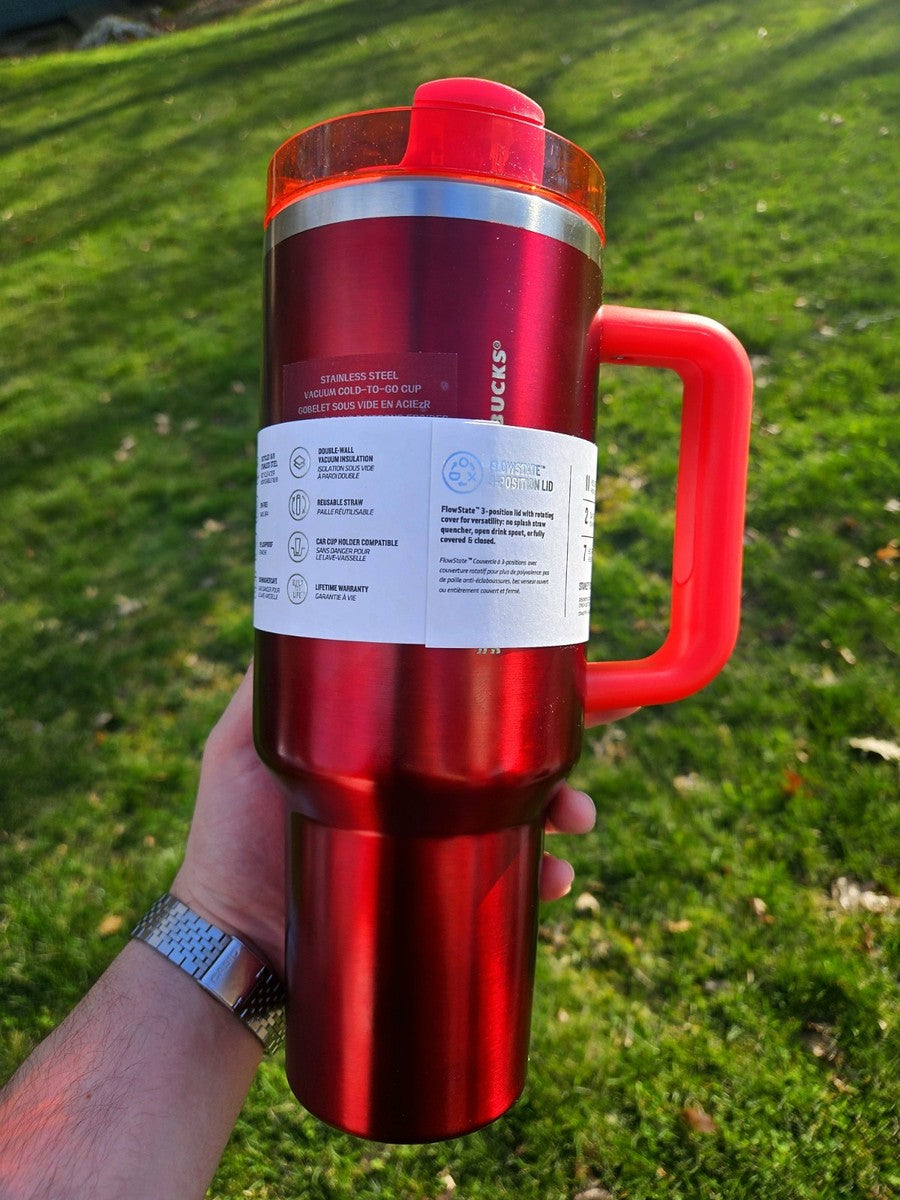 Starbucks x Stanley Limited Edition FlowState™ Tumbler – Rose Red | 40oz (1.88L)