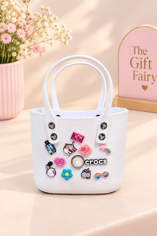 Crocs Charm Tote Bag – Cute & Trendy Everyday Tote.