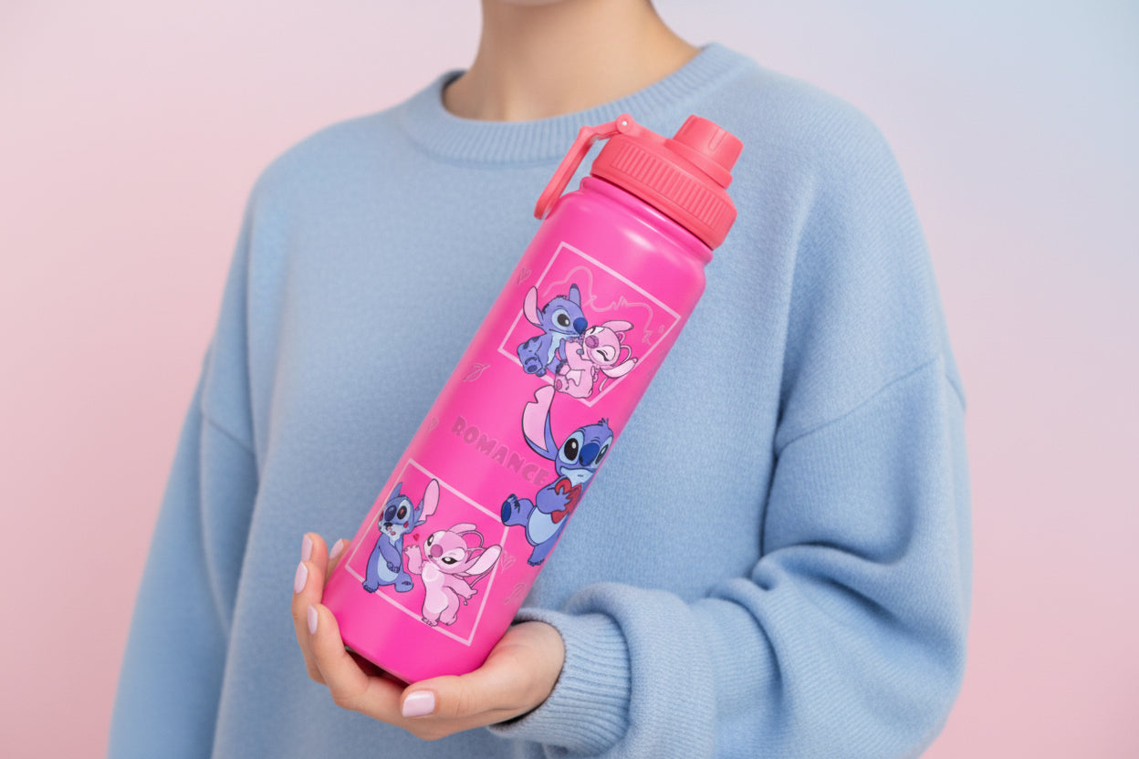Stitch Insulated Steel Bottle. [800ml]
