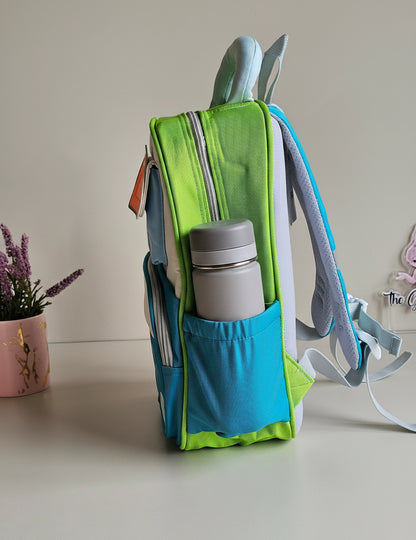 Cooool Preschool Backpack | 4 Pockets | Padded Back Support | Soft Plush Handle | Kids Backpack.
