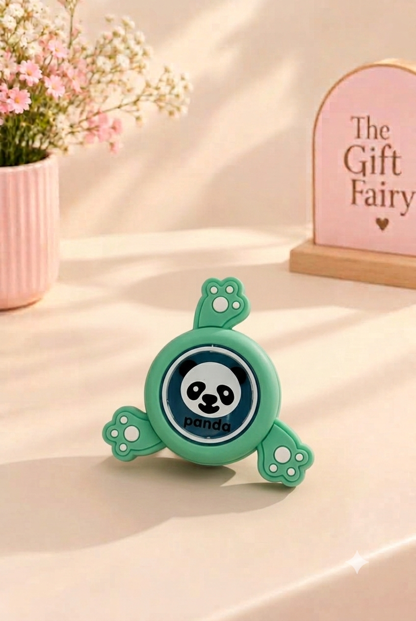 Cartoon LED Spinning Slap Band – Mosquito Repellent Wristband for Kids