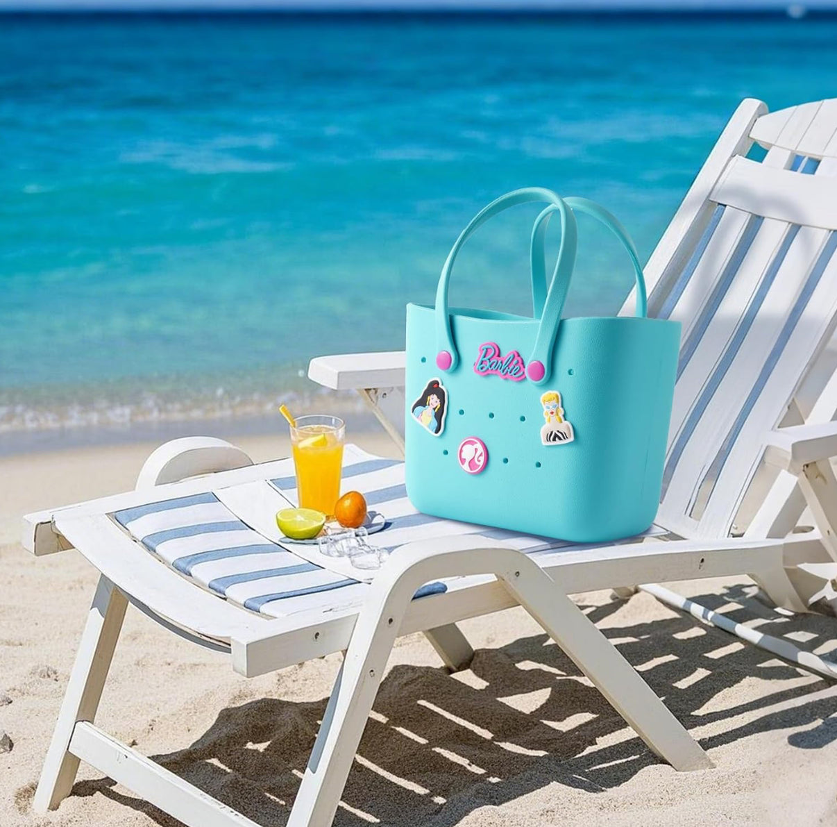 Barbie Charm Tote Bag - Miniso