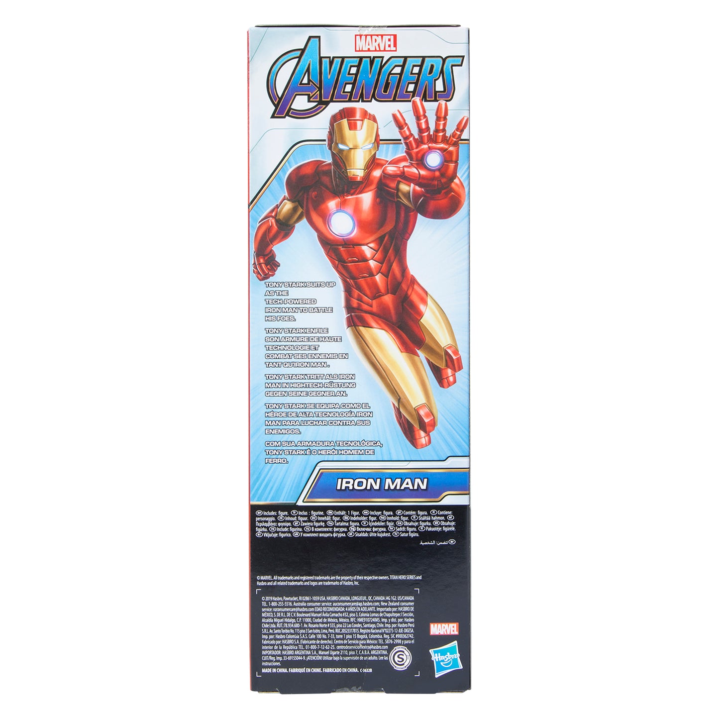 Marvel Avengers Titan Hero Series Iron Man Figure 12inch.