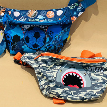Vest Kids Cartoon Waist/Crossbody Bag.