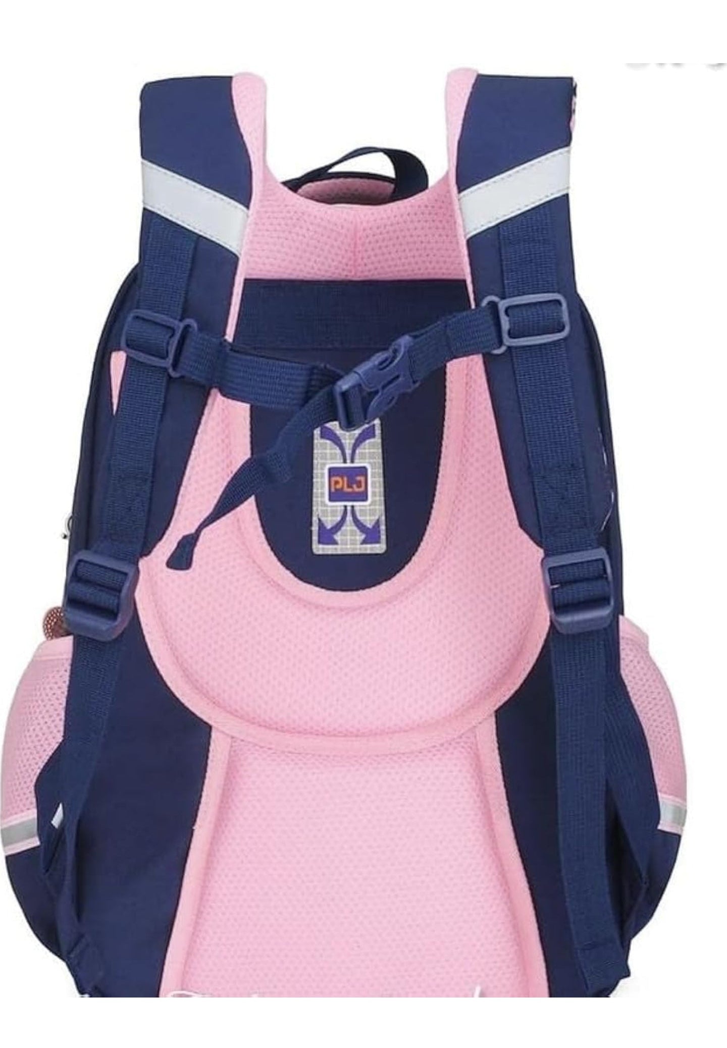 Unicorn School Backpack Set for Girls – 4 Pc Combo (Backpack, Lunch Box, Pencil Case & Bottle) [Blue Pink Combo]