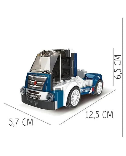 Heavy Truck Kit – 10-in-1 Blue Building Blocks (216+ Pcs) DIY Set