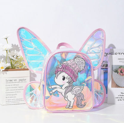 Unicorn Fairy Wings Preschool Backpack for Kids