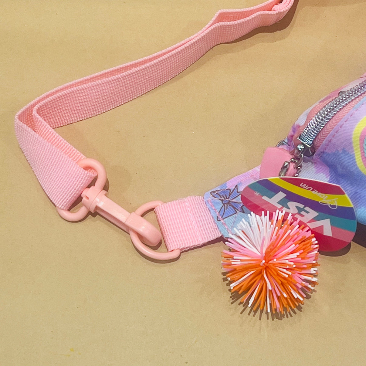 Vest Kids Cartoon Waist/Crossbody Bag.
