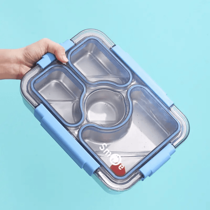 Four Compartment Transfer Proof 100% Leakproof Bento Lunch Box