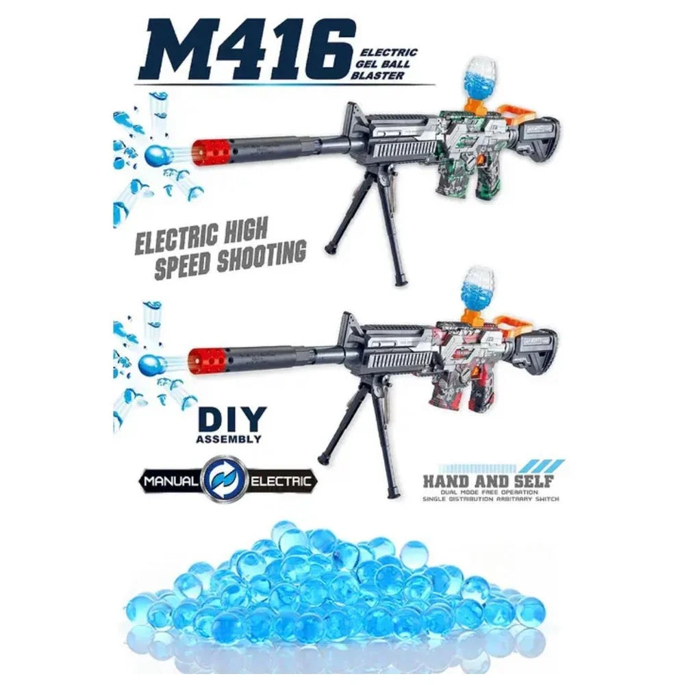 M416 Electric Gel Ball Blaster Gun with High Speed Shooting